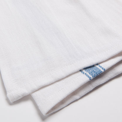 Brooklyn Stripe Delft Blue Dishtowels Set of 4