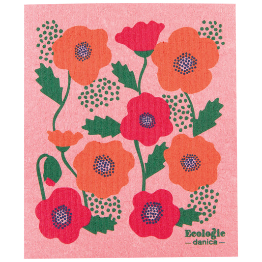 Poppy Swedish Dishcloth