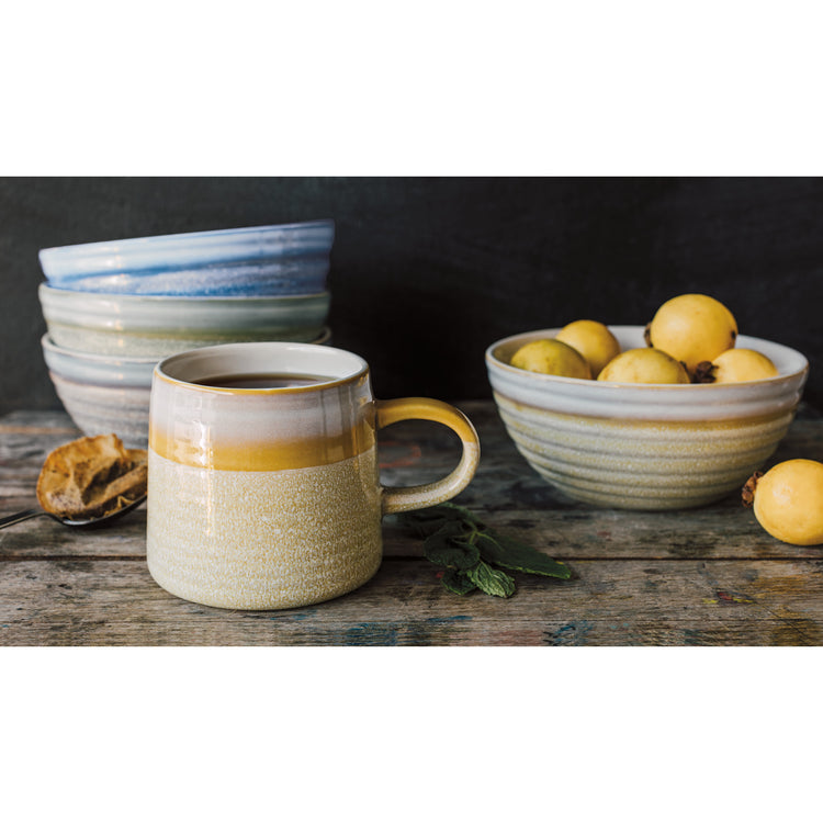 Mineral Ochre Reactive Glaze Mug