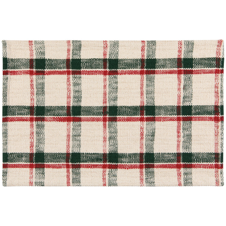 Noel Plaid Christmas Placemat