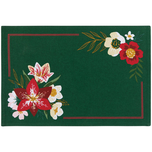 Amaryllis Christmas Placemat