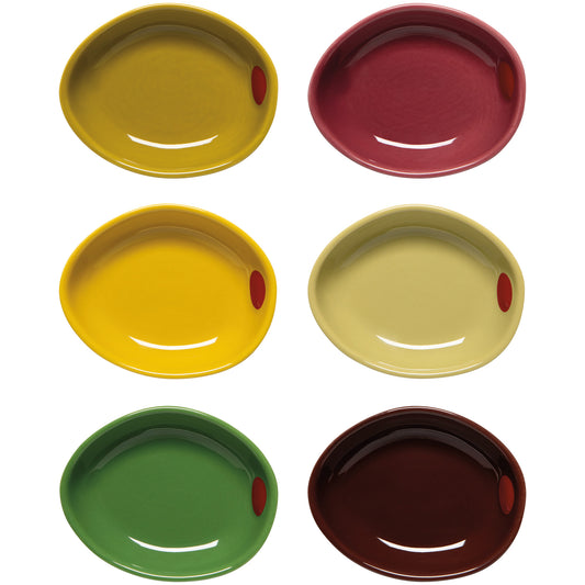 Olives Shaped Pinch Bowls Set of 6