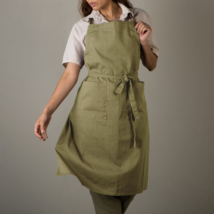 Olive Branch Stonewash Apron