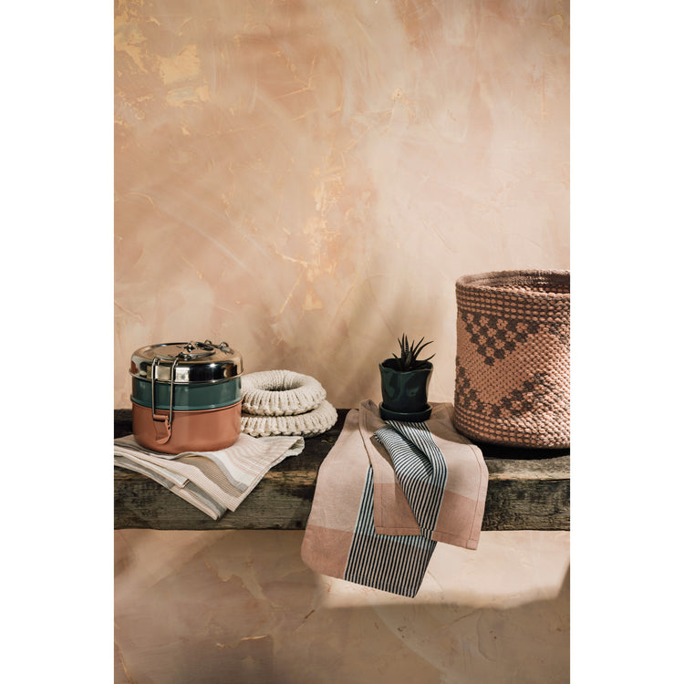 Nectar Array Stripe Dishtowel Set of 2