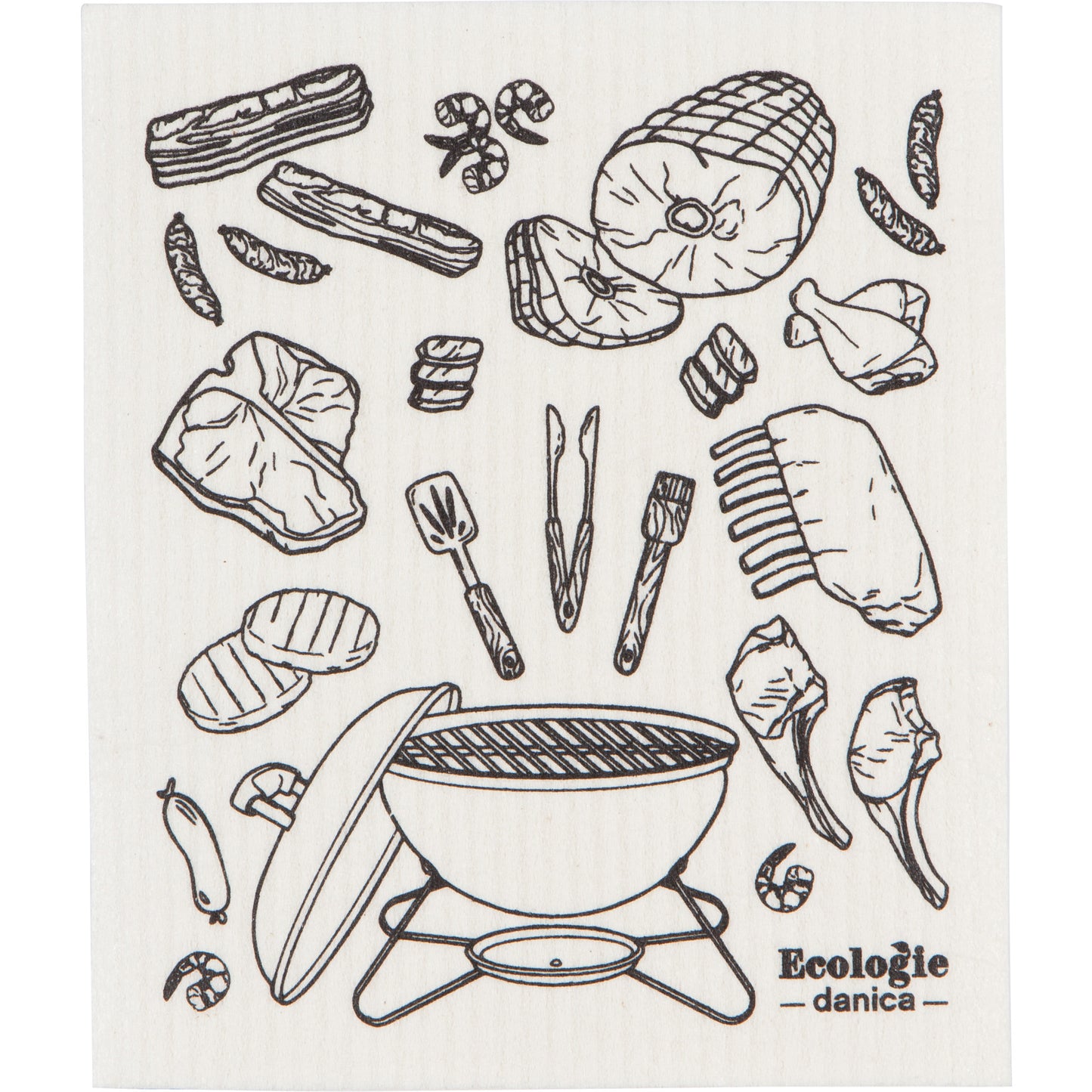 On the Grill Swedish Dishcloth