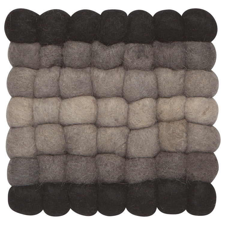 Shadow Wool Felt Ball Trivet