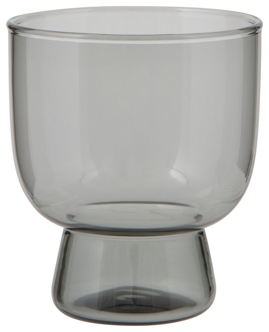 Pedestal Glass 7 oz - Smoke