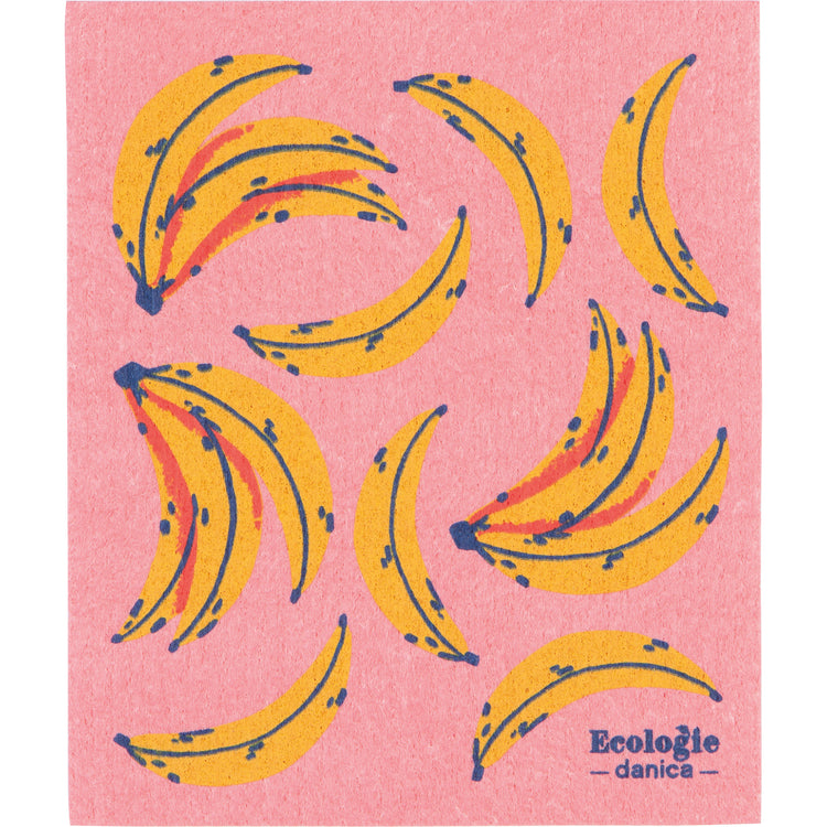Bananas Swedish Dishcloth