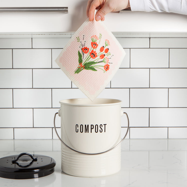 Bouquet Swedish Dishcloth