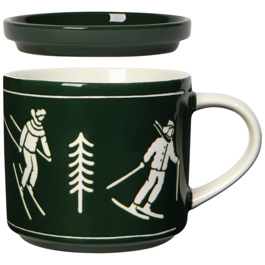 Ski Ya Later Mug with Lid