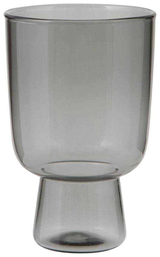 Pedestal Glass 11 oz - Smoke