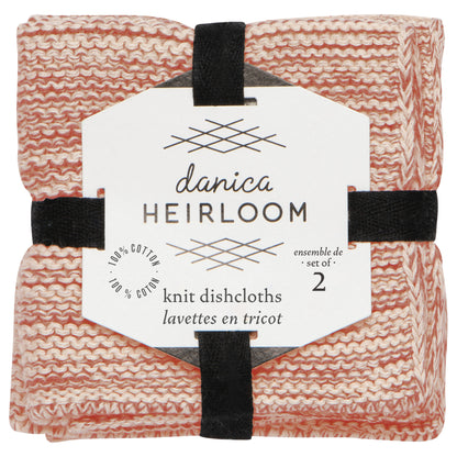 Clay Knit Dishcloths Set of 2