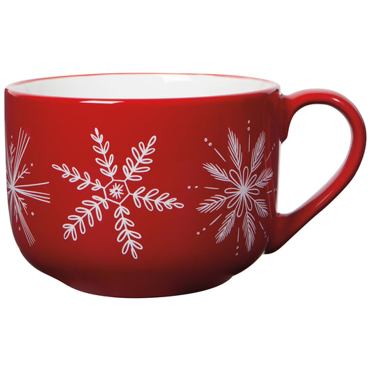 Snowflakes Latte Mug