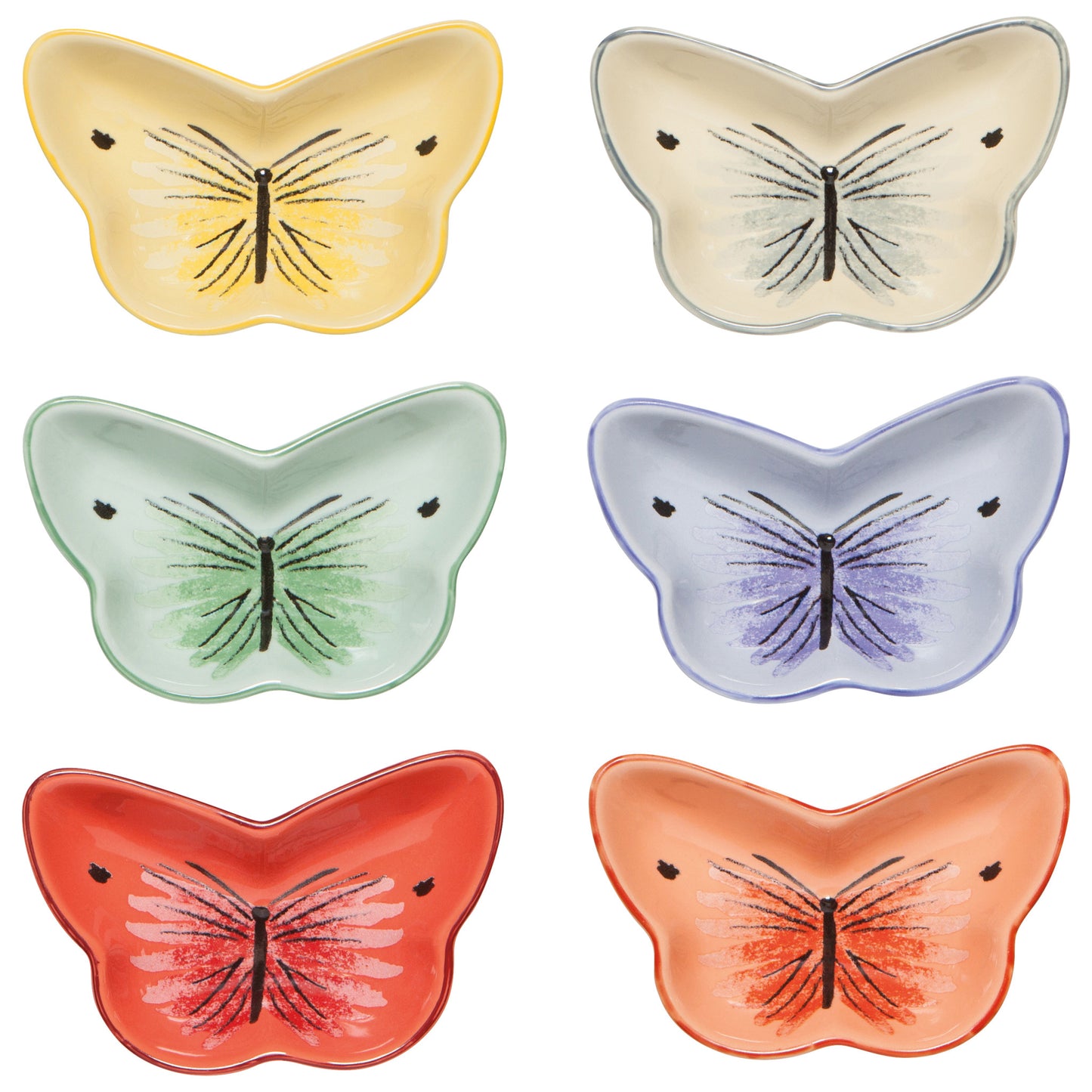 Morning Meadow Pinch Bowl Set of 6