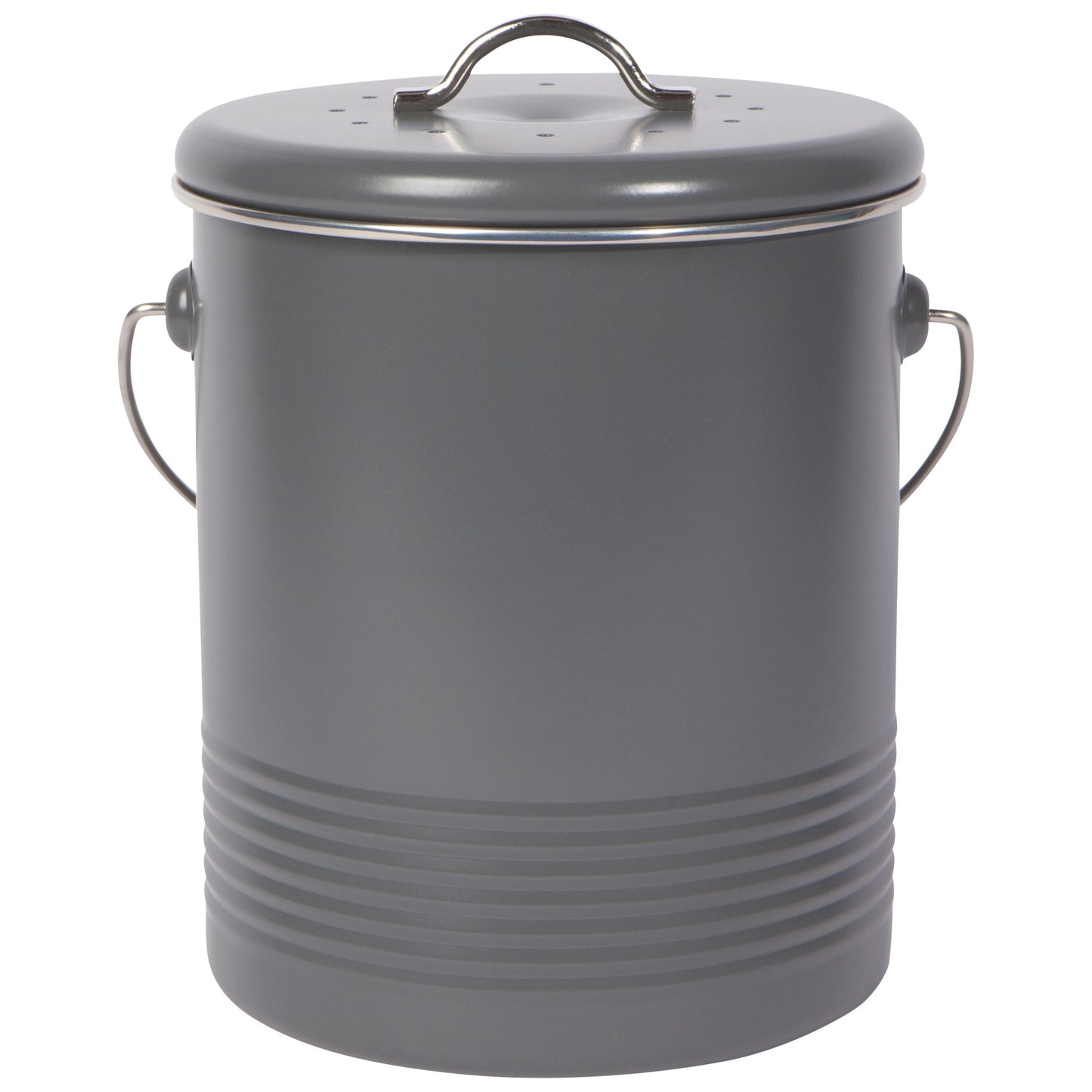 Steel Compost Bin Charcoal 1.25 Gallon