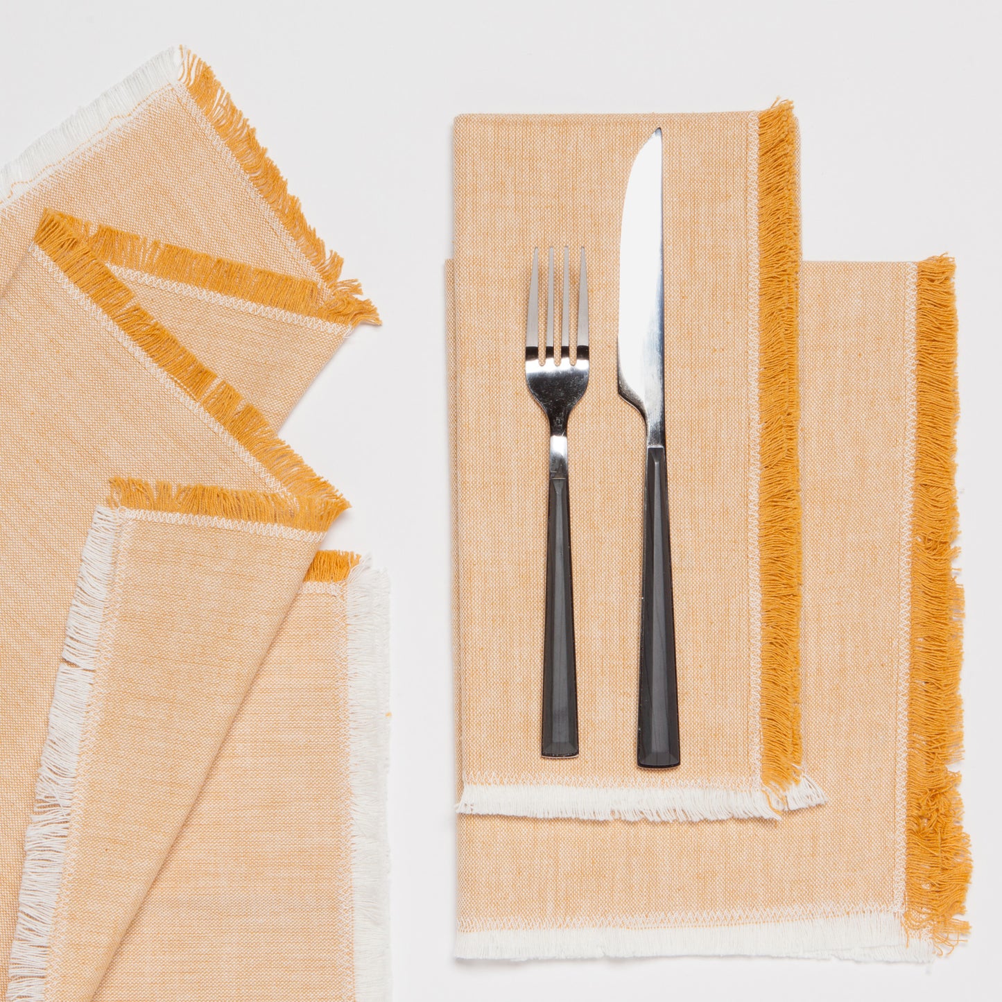 Ochre Chambray Napkins Set of 4