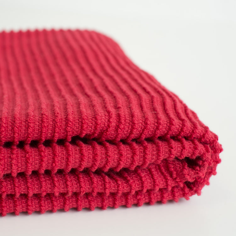 Ripple Red Dishtowel