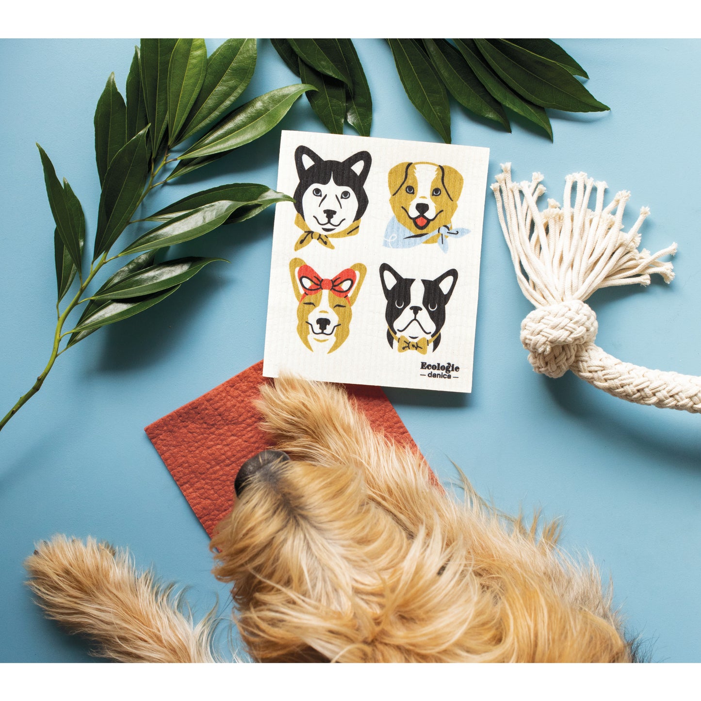Uptown Dogs Swedish Dishcloth