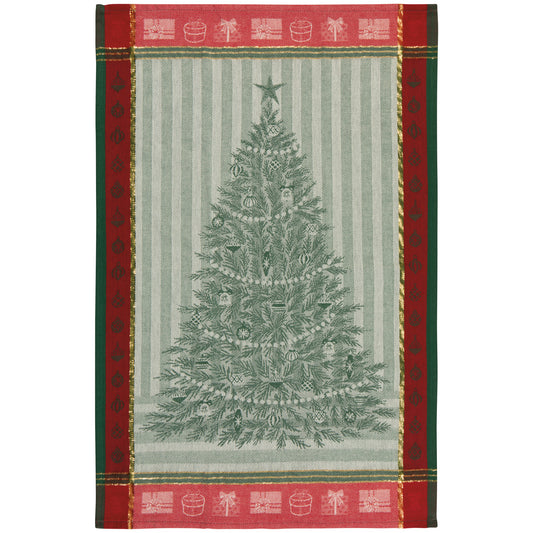 Festive Fir Jacquard Christmas Dishtowel