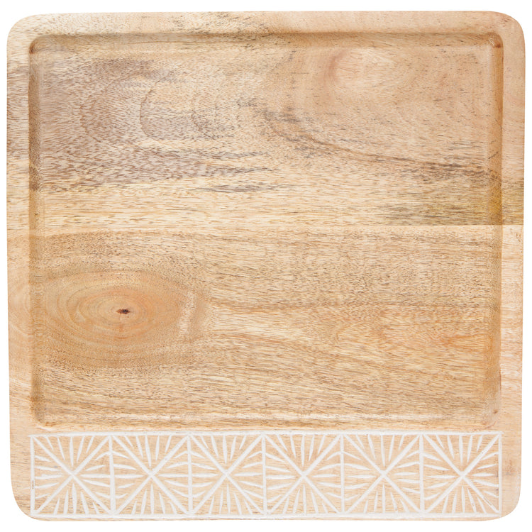 Nosh Mango Wood Plate 12 inch