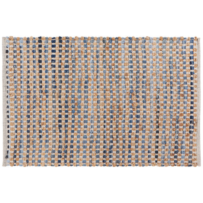 Grid Chindi Rug 2 x 3 ft