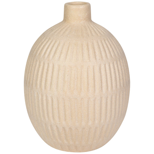 Sand Ceramic Bud Vase