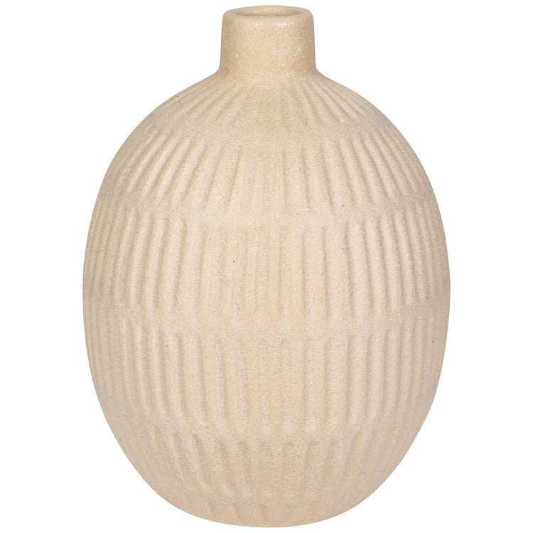 Sand Ceramic Bud Vase