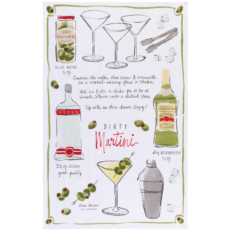 Martini Dishtowel