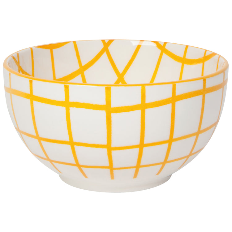 Wobbly Check Everyday Bowls Set of 4