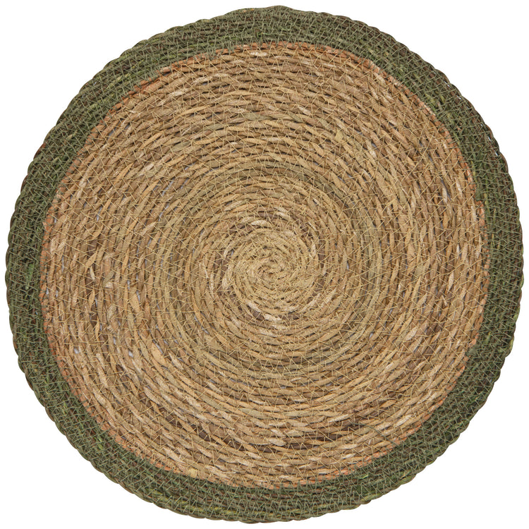 Green Border Seagrass Placemat