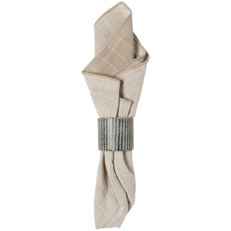 Houndstooth Element Napkin Ring