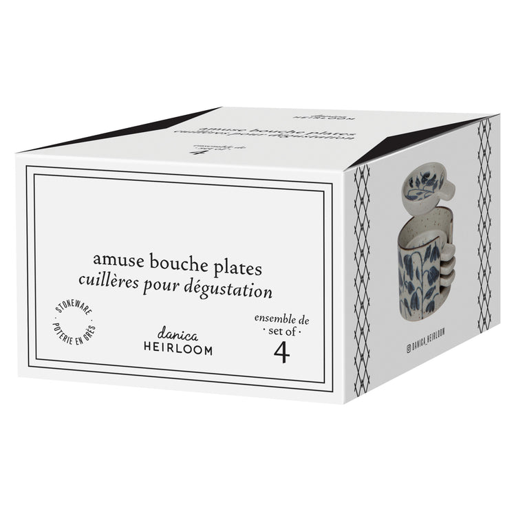 Posy Element Amuse Bouche Plates Set of 4