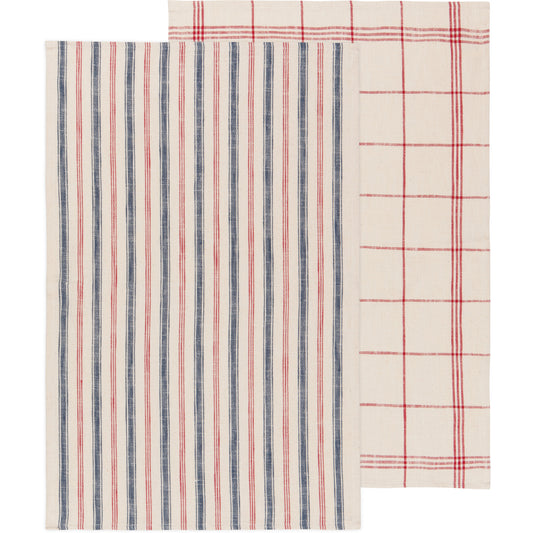 Jules Vintage French Dishtowels Set of 2