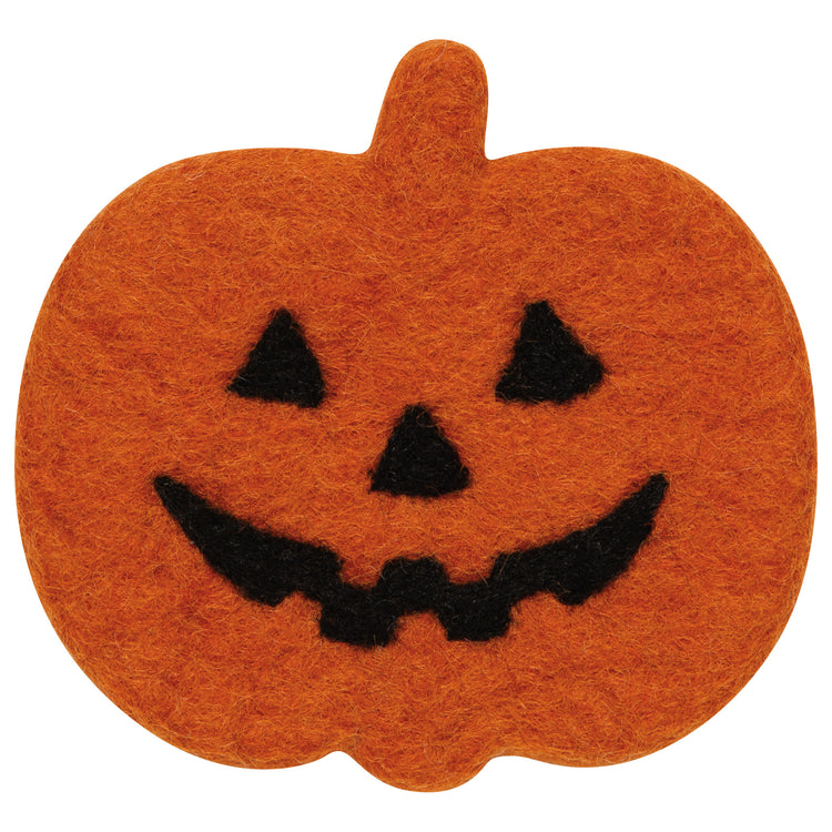 Boo Crew Halloween Felt Wool Coaster Set of 4