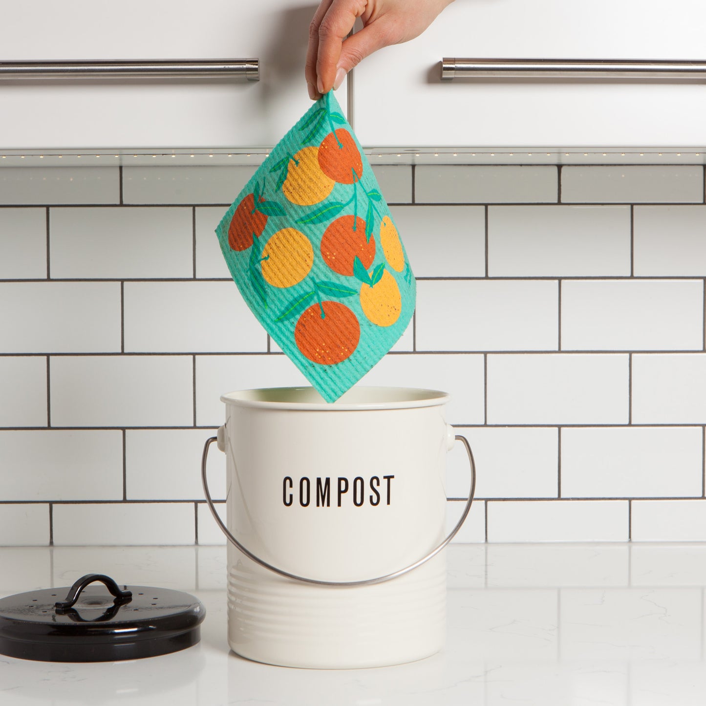 Oranges Swedish Dishcloth