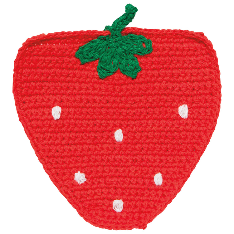 Berry Sweet Crochet Coasters Set of 4 Assorted