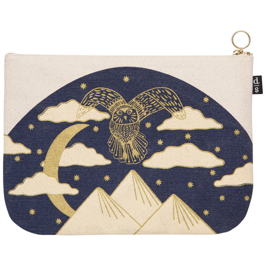 Moonlit Large Zipper Pouch