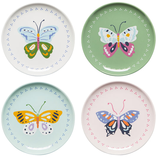 Flutter By Appetizer Plates Set of 4