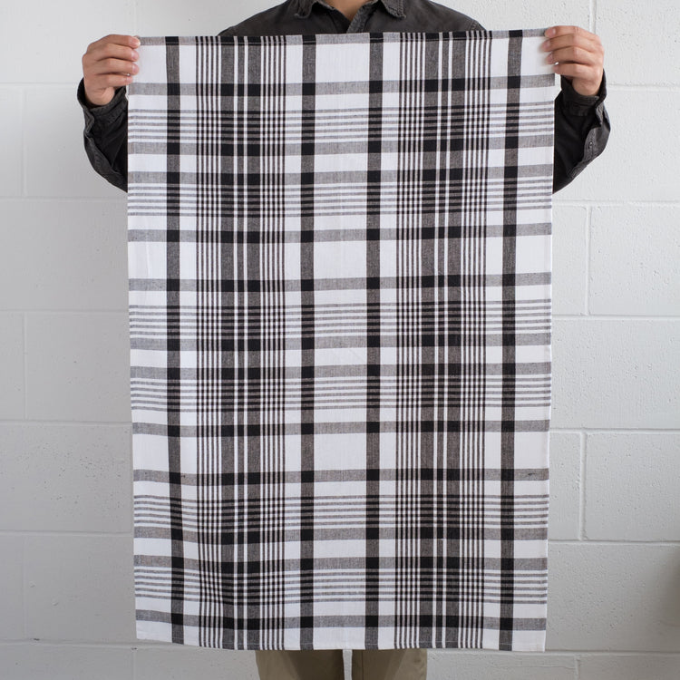 Black Jumbo Dishtowels Set of 3