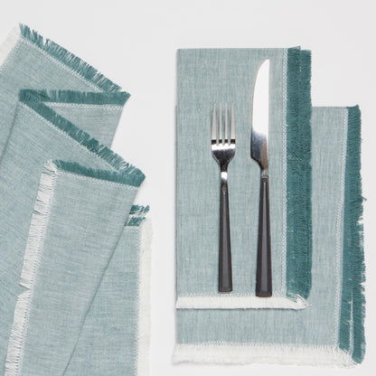 Lagoon Chambray Napkins Set of 4