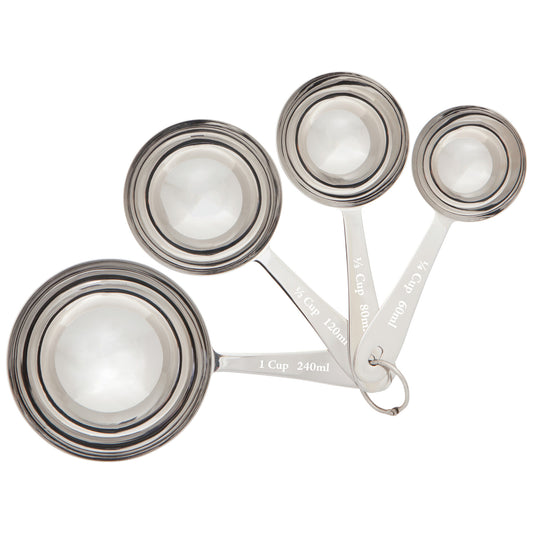 Danica Modern Hammered Stainless Steel Measuring Cups