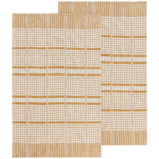 Saffron Finley Check Dishtowels Set of 2