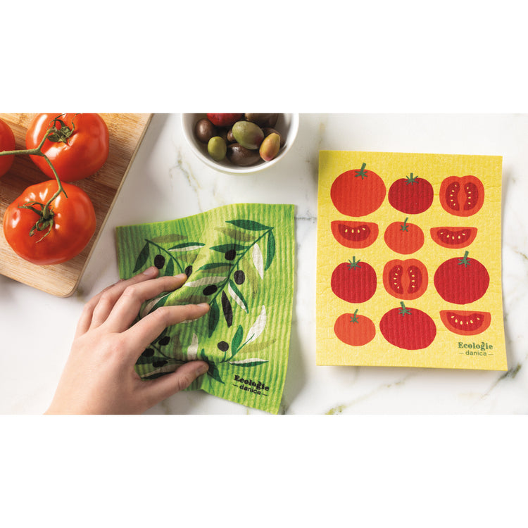 Tomatoes Swedish Dishcloth