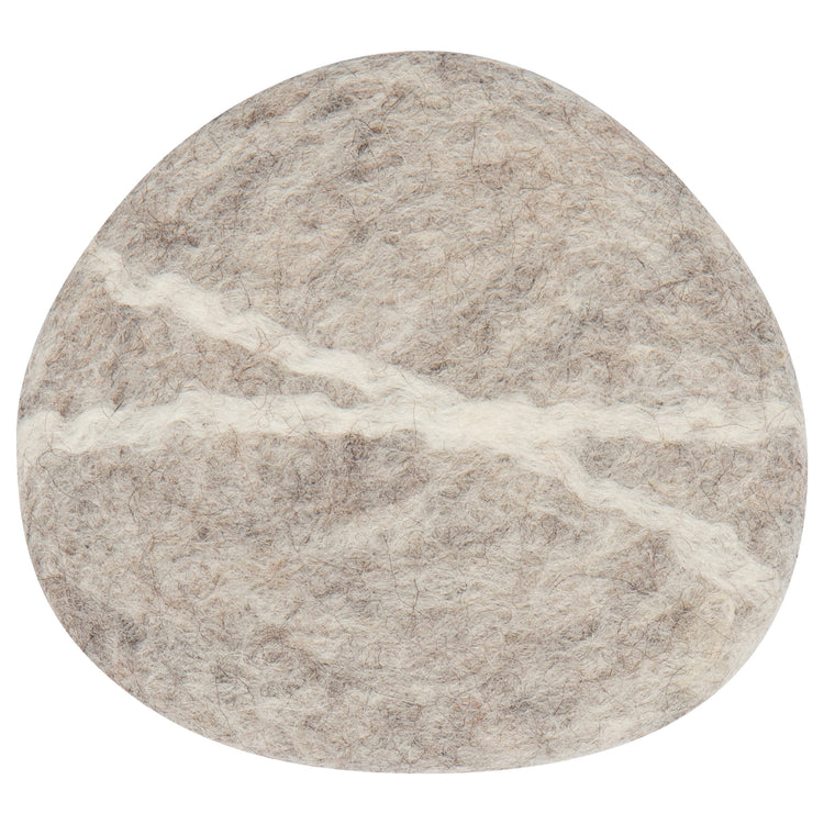 Striato Felt Coaster Set of 4 - Flint