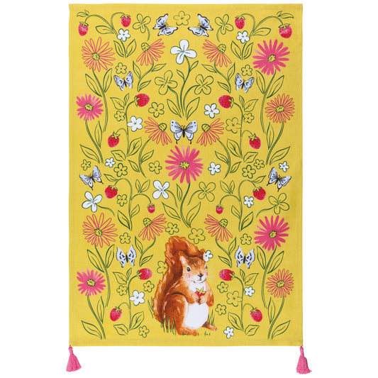 Mr. Squirrel Decorative Dishtowel