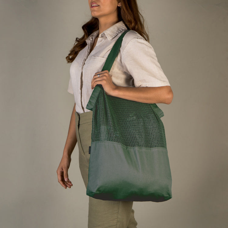 Jade Green Mercado Tote Bag