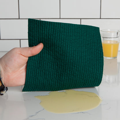 Evergreen and Blossom Dishcloths Set of 2