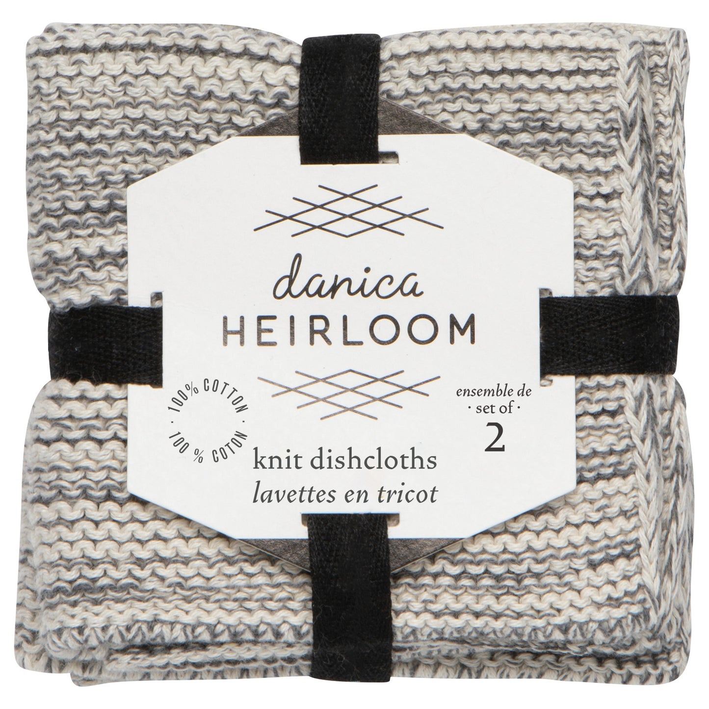 Shadow Knit Dishcloths Set of 2