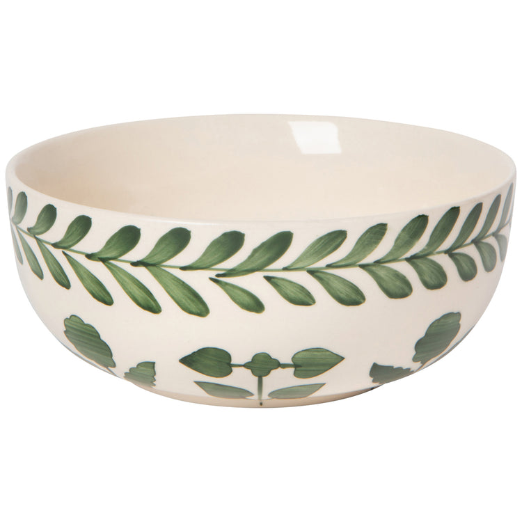 Sylvie Green Hand Painted Dessert Bowl 6 inch