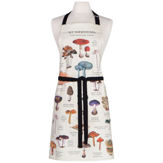 Mushrooms Fine Print Apron